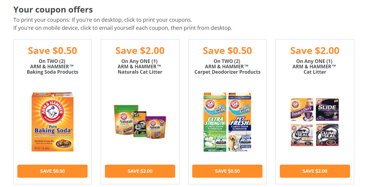 Arm & Hammer Coupons 02